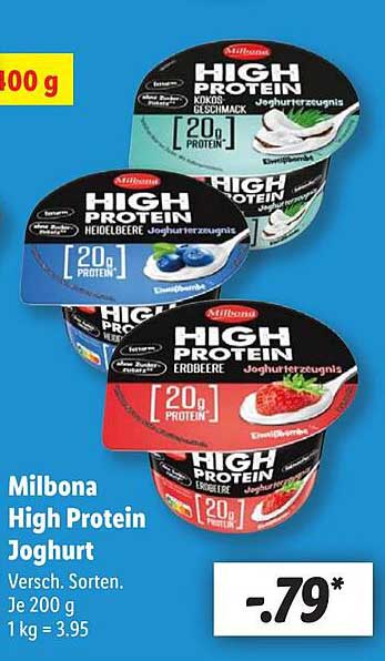 Milbona High Protein Joghurt - Versch. Sorten