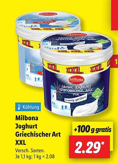 Milbona Joghurt Griechischer Art XXL