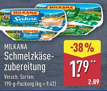 MILKANA Schmelzkäse-Zubereitung