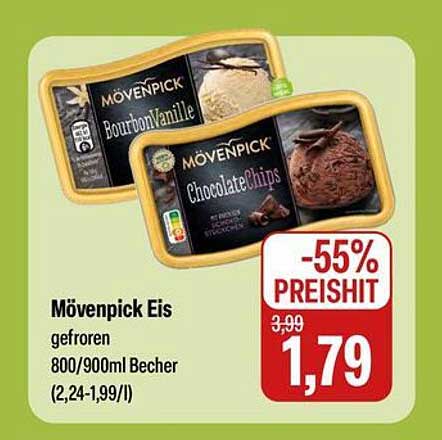 Mövenpick Eis - Bourbon Vanille & Chocolate Chips