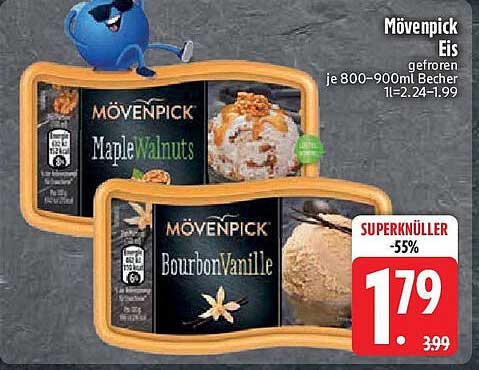 Mövenpick Eis - Maple Walnuts und Bourbon Vanille