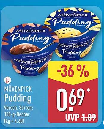 MÖVENPICK Pudding – Verschiedene Sorten