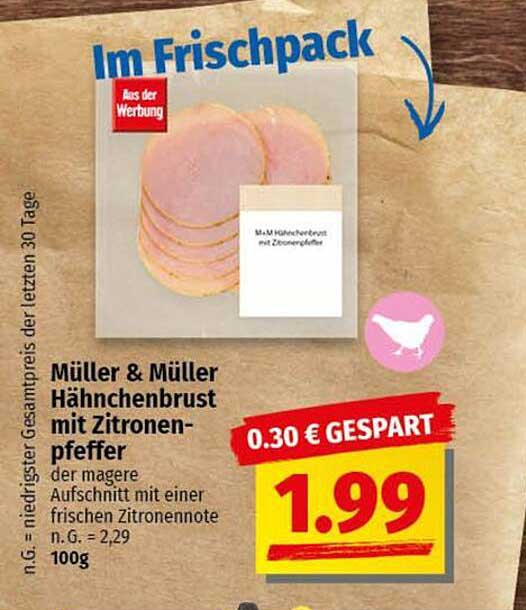Müller & Müller Hähnchenbrust mit Zitronenpfeffer