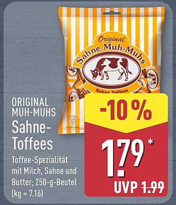 ORIGINAL MUH-MUHS Sahne-Toffees