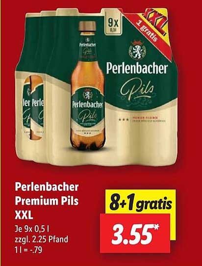 Perlenbacher Premium Pils XXL 8+1 gratis