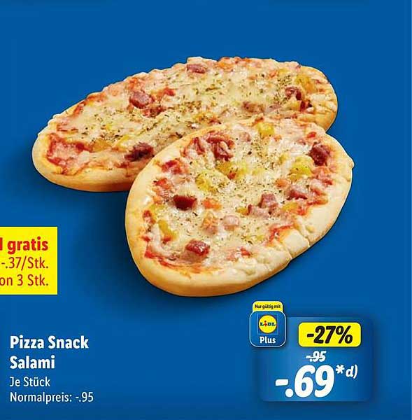 Pizza Snack Salami
