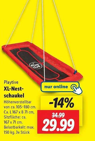 Playtive XL-Nestschaukel