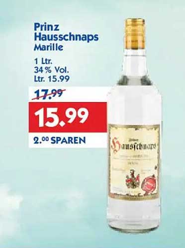 Prinz Hausschnaps Marille