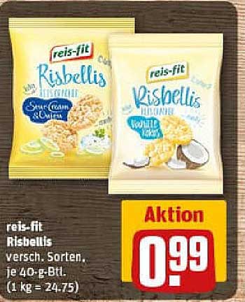 reis-fit Risbellis - Verschiedene Sorten, je 40-g-Btl.