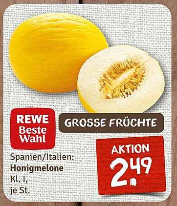 REWE Beste Wahl Honigmelone Aktion