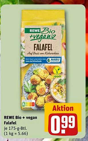 REWE Bio + vegan Falafel