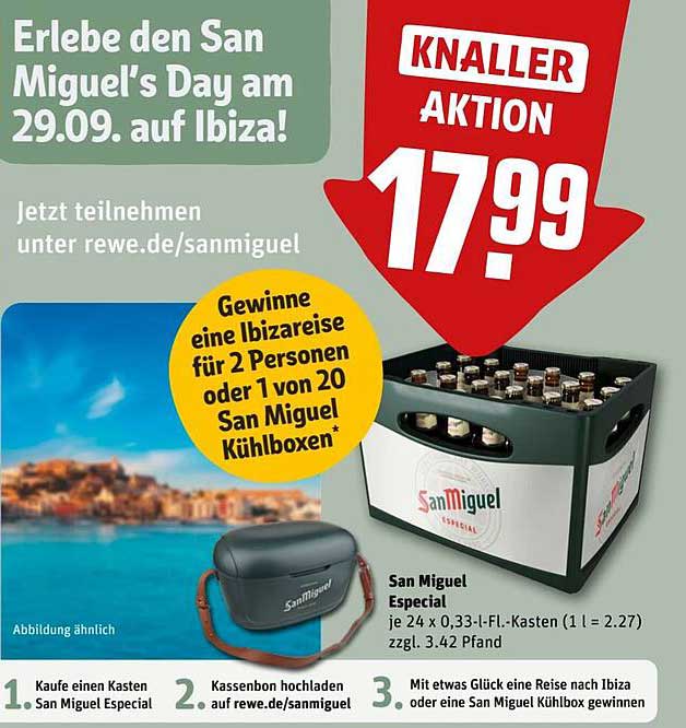 San Miguel Especial – Erlebe den San Miguel's Day am 29.09. auf Ibiza!