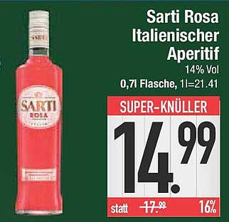 Sarti Rosa Italienischer Aperitif