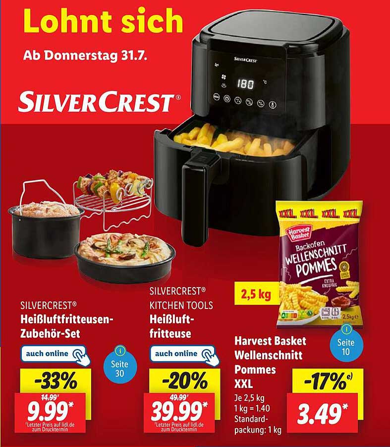 SILVERCREST® Heißluftfritteuse