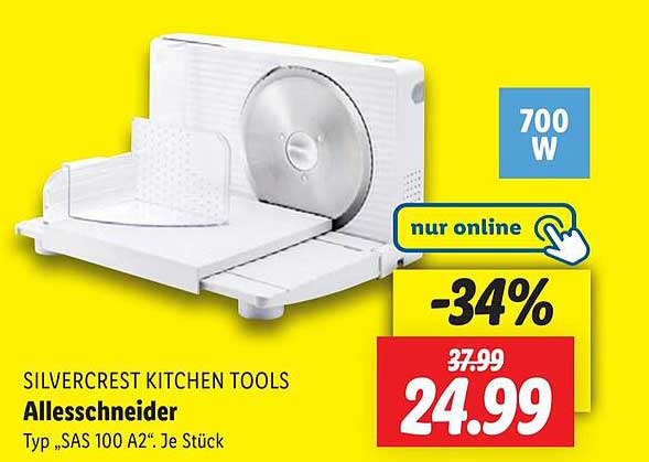 SILVERCREST KITCHEN TOOLS Allesschneider Typ „SAS 100 A2“