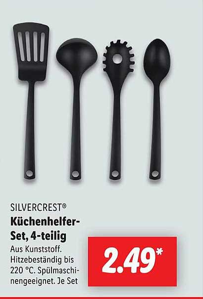 SILVERCREST Küchenhelfer-Set, 4-teilig