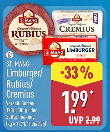 ST. MANG Limburger/Rubius/Cremius