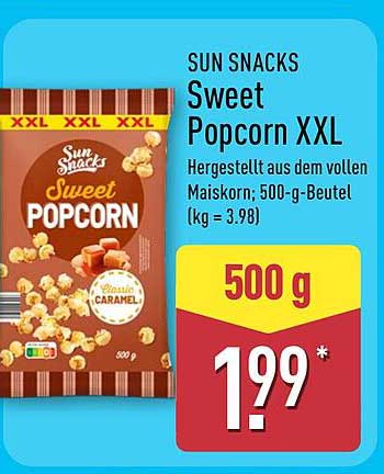 SUN SNACKS Sweet Popcorn XXL