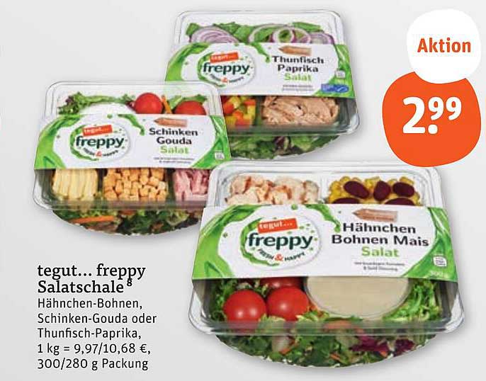 tegut... freppy Salatschale 300 g
