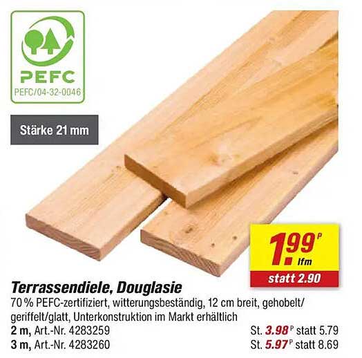 Terrassendiele, Douglasie