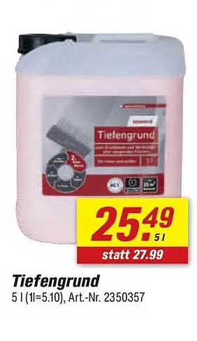 Tiefengrund 5 l - Die perfekte Lösung für Ihre Renovierungsprojekte
