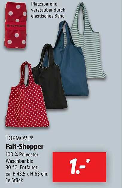 TOPMOVE® Falt-Shopper