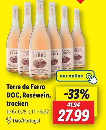 Torre de Ferro DOC, Roséwein, trocken