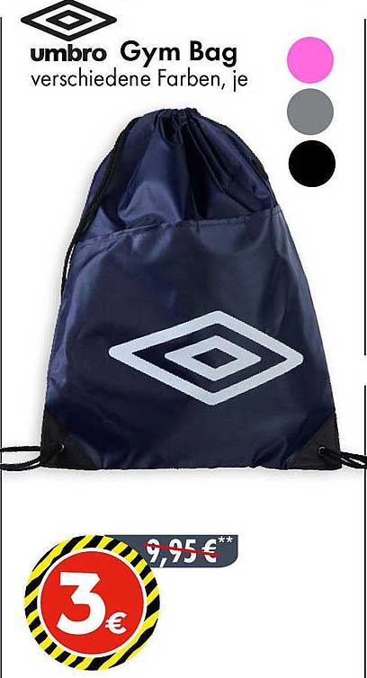 Umbro Gym Bag - Verschiedene Farben