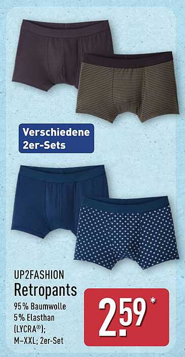 UP2FASHION Retropants 2er-Set