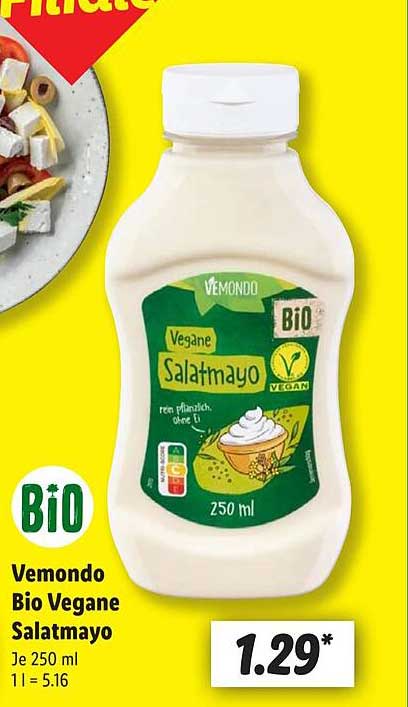 Vemondo Bio Vegane Salatmayo 250 ml