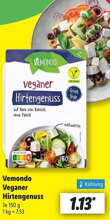 Vemondo Veganer Hirtengenuss 150 g