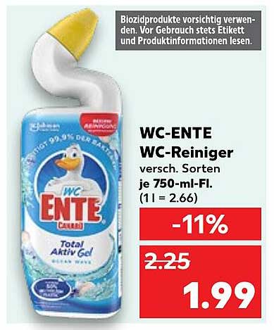 WC-ENTE WC-Reiniger, 750 ml