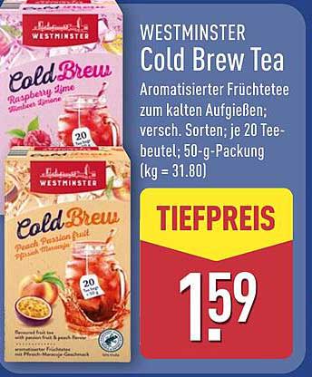WESTMINSTER Cold Brew Tea - Früchtetees in verschiedenen Sorten