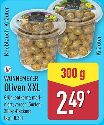 Wonnemeyer Oliven XXL – 300 g