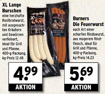 XL Lange Burschen - Herzhaft und Lecker!