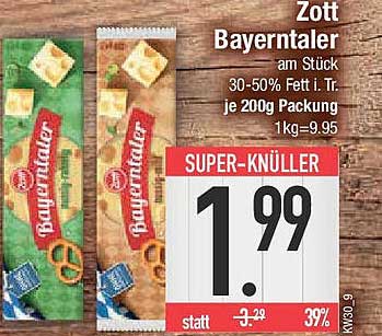 Zott Bayern-Taler am Stück