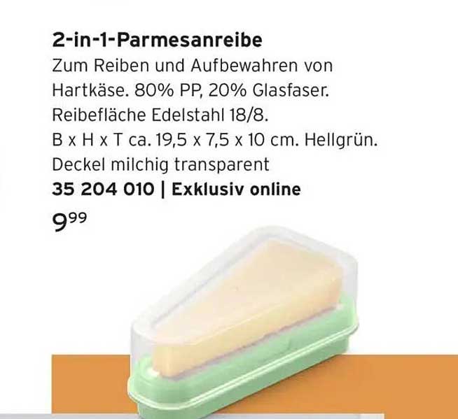 2-in-1-Parmesanreibe