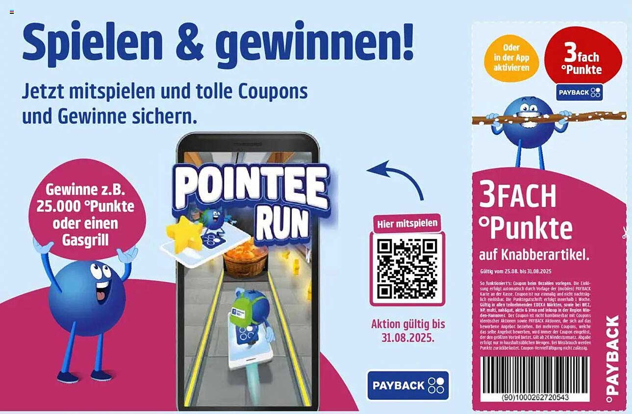 3FACH Punkte auf Knabberartikel