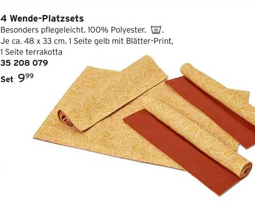 4 Wende-Platzsets