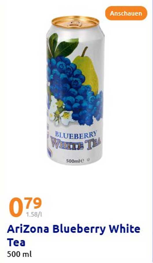 AriZona Blueberry White Tea 500ml
