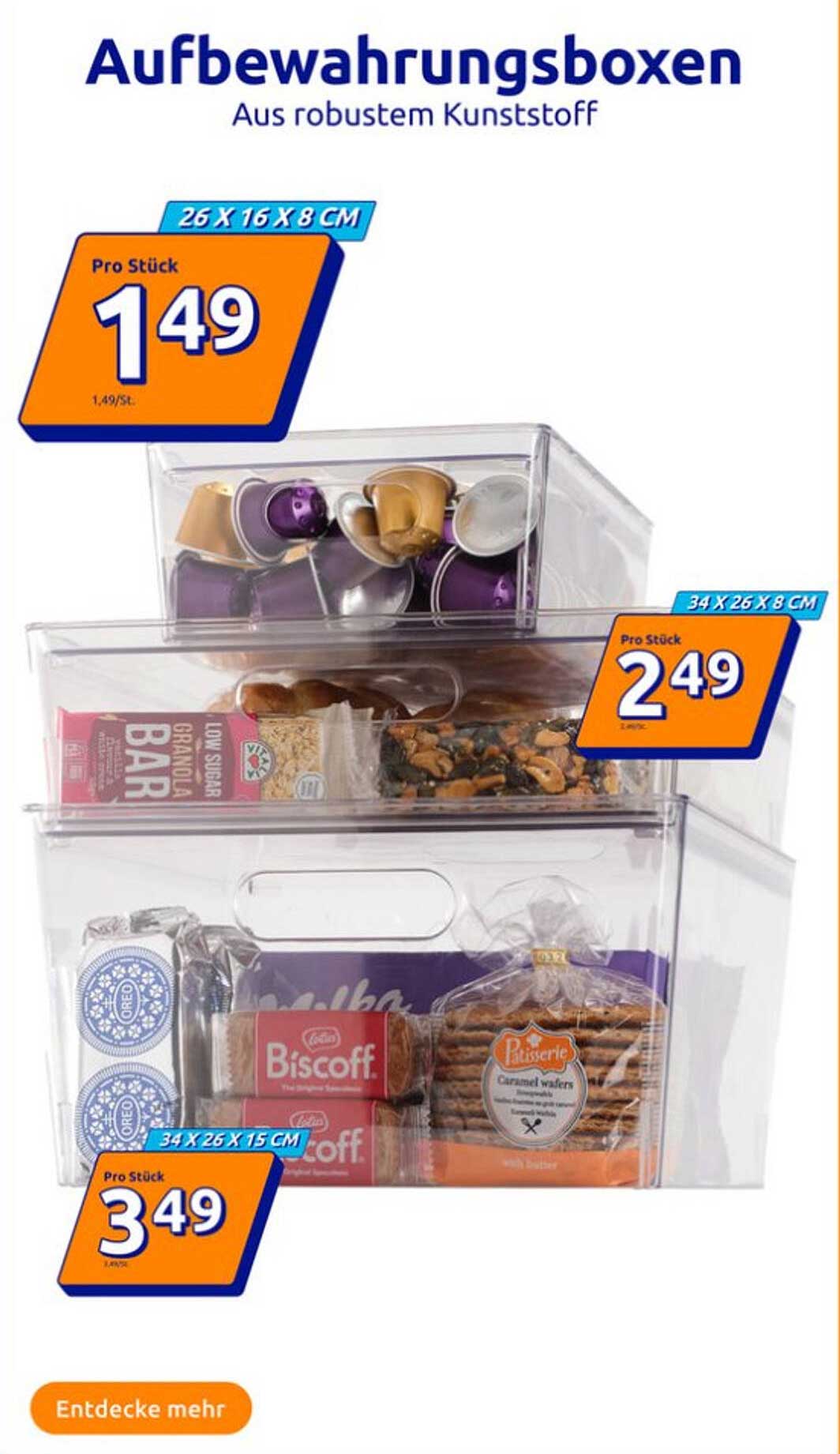 Aufbewahrungsboxen aus robustem Kunststoff