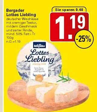 Bergader Lottes Liebling - Deutscher Weichkäse