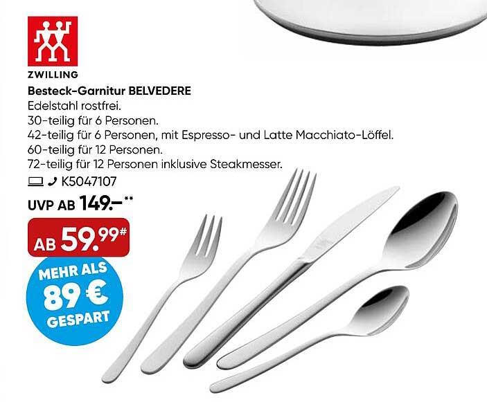Besteck-Garnitur BELVEDERE von ZWILLING