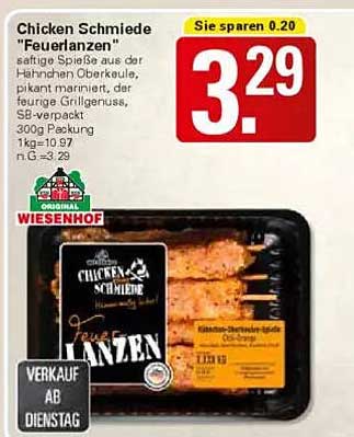 Chicken Schmiede "Feuerlanzen"