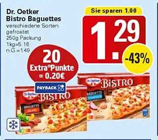 Dr. Oetker Bistro Baguettes – verschiedene Sorten