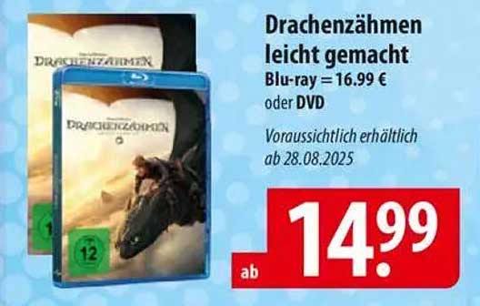 Drachenzähmen leicht gemacht - Blu-ray und DVD