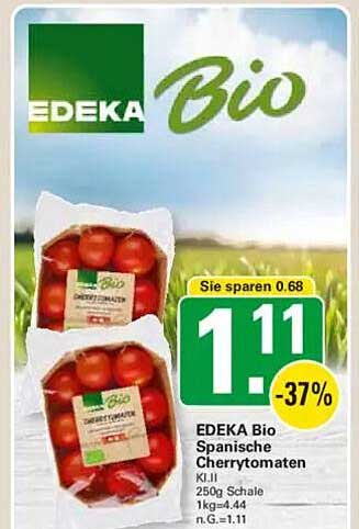 EDEKA Bio Spanische Cherrytomaten 250g