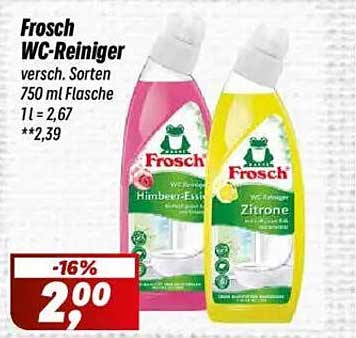 Frosch WC-Reiniger - verschiedene Sorten 750 ml Flasche