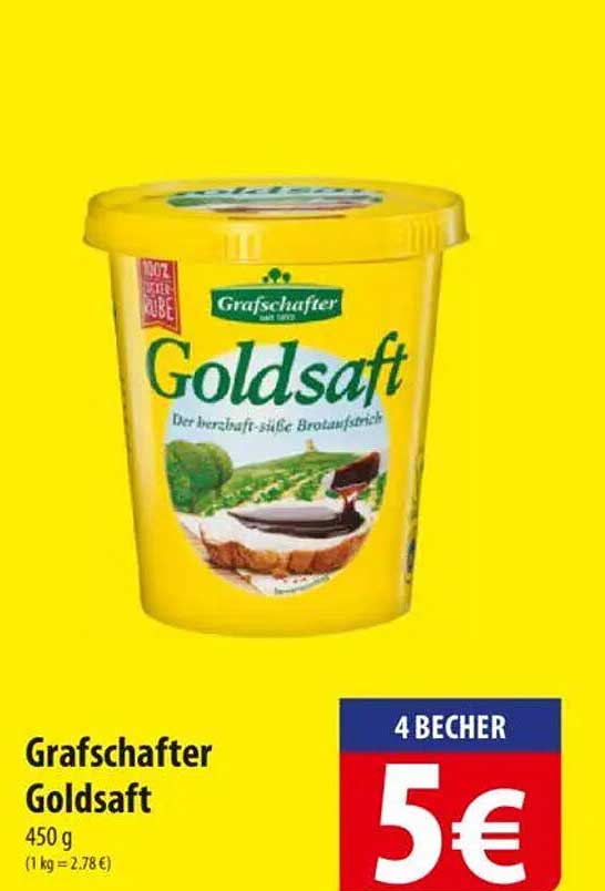Graf landschafer Goldsaft - der herzhaft-süße Brotaufstrich
