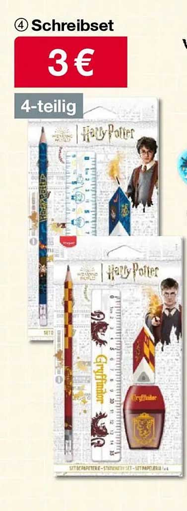 Harry Potter Schreibset - 4-teilig